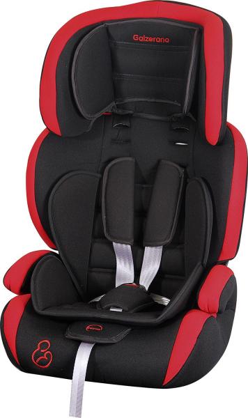 Cadeira para Auto (9 à 36kg) JIG Preto/Vermelho - Galzerano
