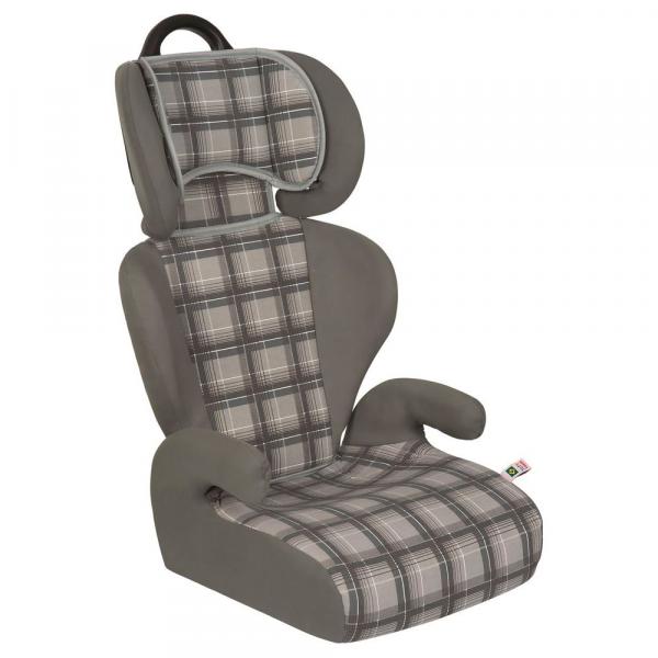 Cadeira para Auto - de 15 à 36 Kg - Safety e Comfort - Xadrez Cinza - Tutti Baby