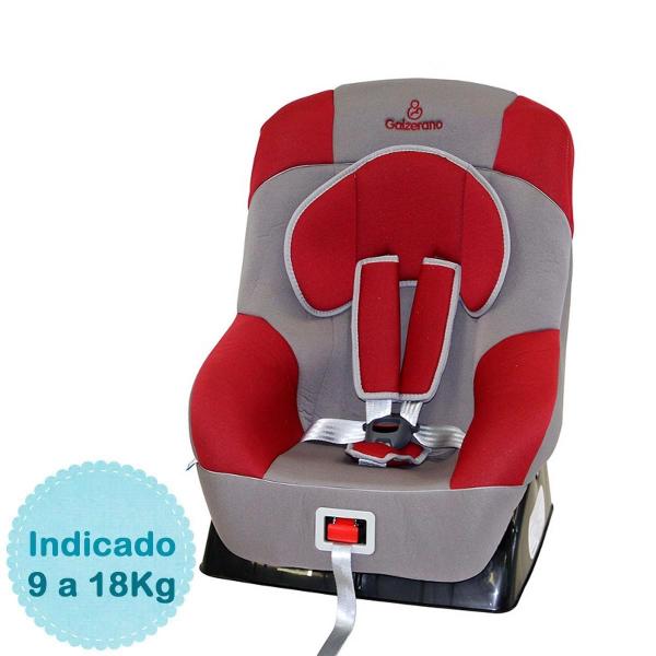 Cadeira para Auto Galzerano Maximus - Cinza Vermelho