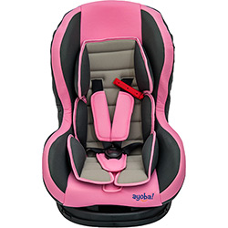 Cadeira para Auto Happy Baby Pink - 0 a 18kg - Ayoba