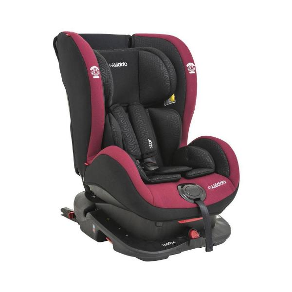 Cadeira para Auto Kiddo Star com Isofix 0 a 25kg Grupos 0, 1 e 3 - Vermelha