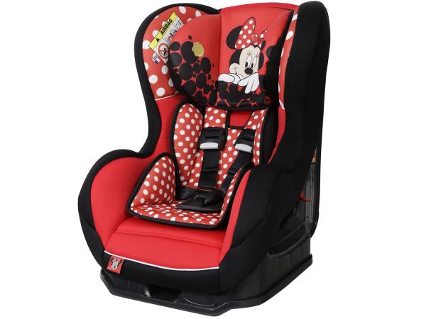 Cadeira para Auto Reclinável Team Tex Disney - Primo Minnie Mouse 4 Posições P/ Crianças Até 25kg
