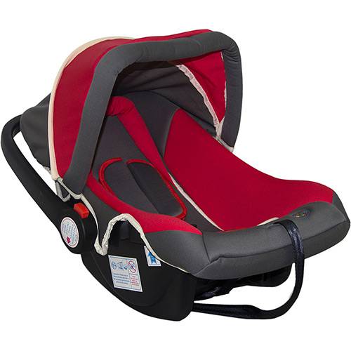 Cadeira para Automóvel 0 a 13 Kg Vermelho e Cinza - Baby Style