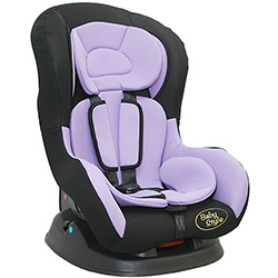 Cadeira para Automóvel 0 a 18 Kg Lilás e Preta - Baby Style