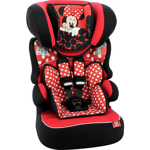 Cadeira para Automóvel 9 a 36kg Disney Beline Luxe Minnie Mouse Red