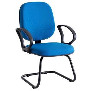 Cadeira para Escritório com Balanço 803-Unimóvel - Azul Royal