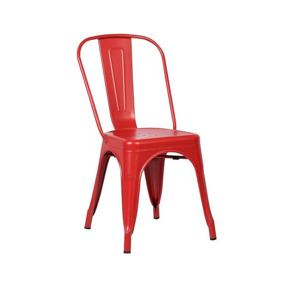Cadeira Phoenix Aço Vermelha - Goede Móveis