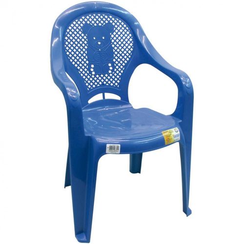 Cadeira Plástica Antares Infantil Decorada Azul CADEIRA PLAST ANTARES INF DECORADA AZUL