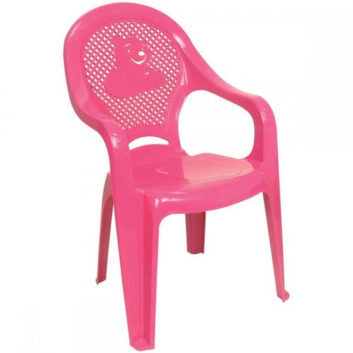 Cadeira Plástica Antares Infantil Decorada Rosa CADEIRA PLAST ANTARES INF DECORADA ROSA