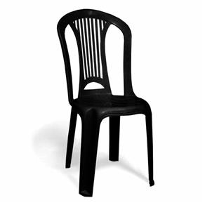 Cadeira Plástica Atlântida - Preto