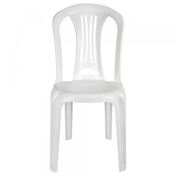 Cadeira Plástica Bistro Branca Mor Suporta Até 182 Kg