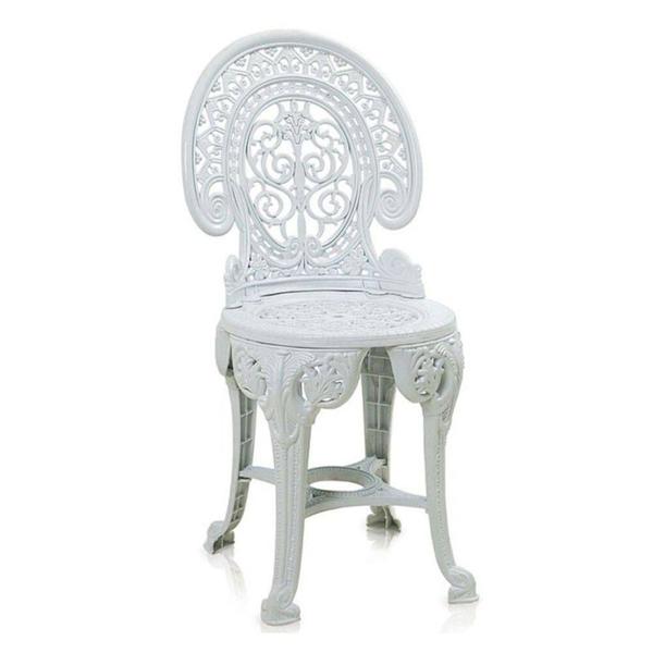 Cadeira Plástica Colonial Branca - Antares