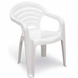Cadeira Plástica com Apoio de Braço Angra Branca - Tramontina