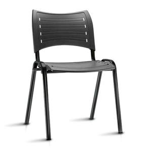 Cadeira Plástica Iso Frisokar para Escritório - Preto