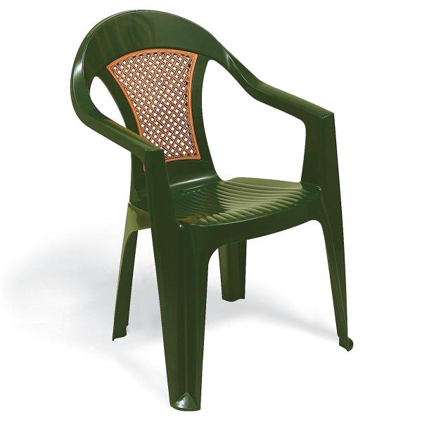 Cadeira Plástica Malibu Verde 92230280 Tramontina