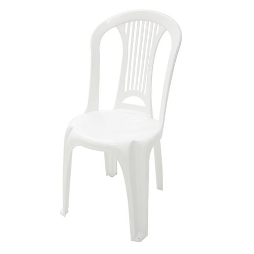 Cadeira Plástica Monobloco Atlantida Branca Tramontina 92113/010
