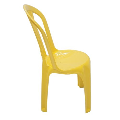 Cadeira Plástica Monobloco Atlantida Economy Amarela Tramontina 92013/000