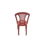 Cadeira Plástica Monobloco Atlantida Economy Vermelha Tramontina 92013/040