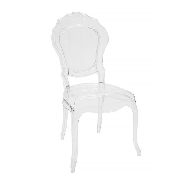 Cadeira Plastica Monobloco Belle Epoque Transparente - Tramontina