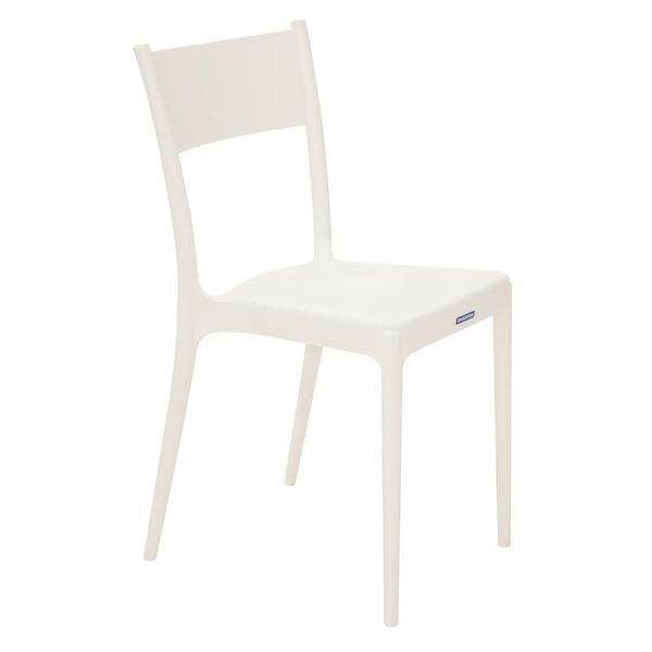 Cadeira Plastica Monobloco Diana Branca - Tramontina