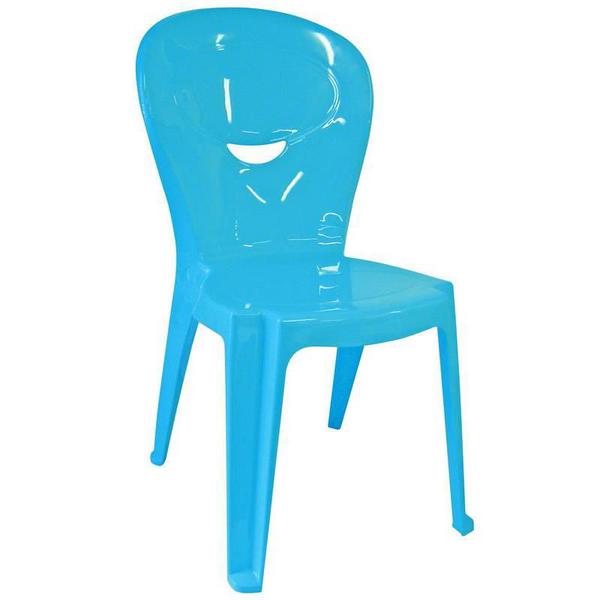 Cadeira Plastica Monobloco Infantil Vice Azul - Tramontina