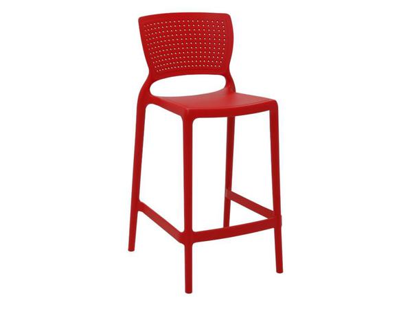 Cadeira Plastica Monobloco Safira Vermelha Bar e Residencia Tramontina