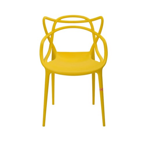 Cadeira Polipropileno Allegra Rivatti Amarelo