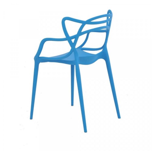 Cadeira Polipropileno Allegra Rivatti Azul