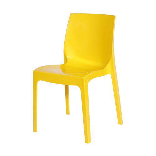 Cadeira Polipropileno Ice OR Design Amarelo