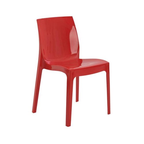 Cadeira Polipropileno Ice Rivatti Vermelho