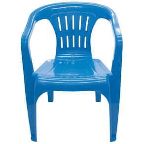 Cadeira Poltrona Atalaia Plástico Azul 92210070 Tramontina - Azul Turquesa