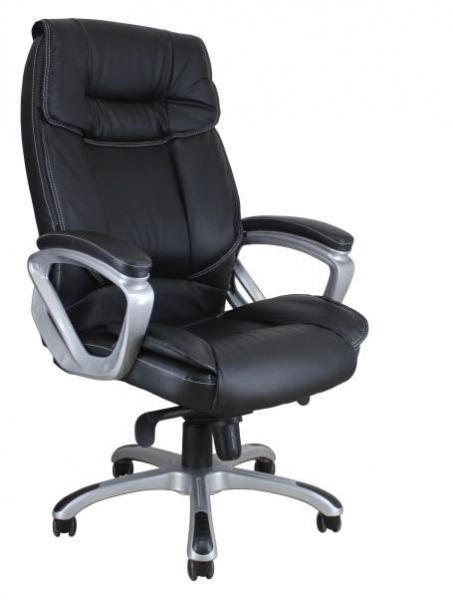 Cadeira Poltrona Presidente Giratoria Ergonomica Relax com Ajuste de Altura para Escritório em Couro Pu Conforsit-3798