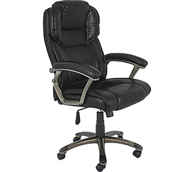 Tamanhos, Medidas e Dimensões do produto Cadeira Presidente 83002 com Rodízios Preta - Fullway
