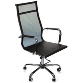 Cadeira Presidente em Tela Mesh PEL-7010H Preta Design Charles Eames