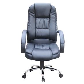 Cadeira Presidente Travel Max MB-C300 com Base Giratória e Regulagem de Altura - Preta