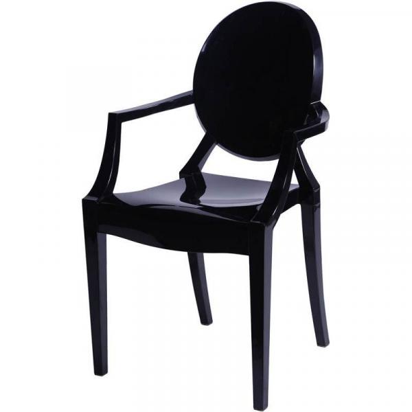 Cadeira Princess Preta PC OR Design 1106 - Ór Design