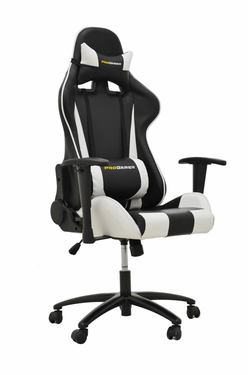 Cadeira Pro Gamer V2 Preta com Branco Rivatti