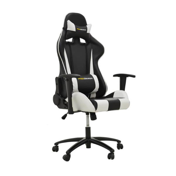 Cadeira Pro Gamer V2 Preta com Branco - Rivatti