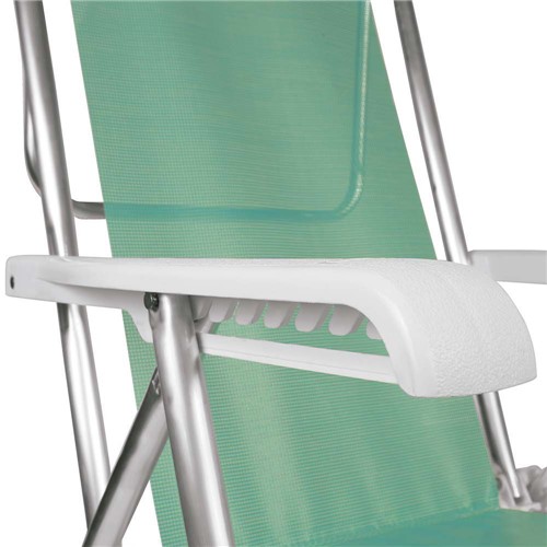 Cadeira Reclinável Alumínio 8 Posições Anis Mor 002271