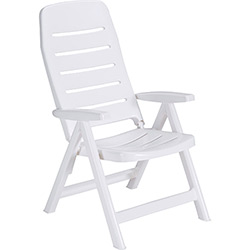 Cadeira Reclinável Iracema Branca - Tramontina
