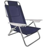 Cadeira Reclinável Mor Summer, Alumínio, Azul Royal - 2105