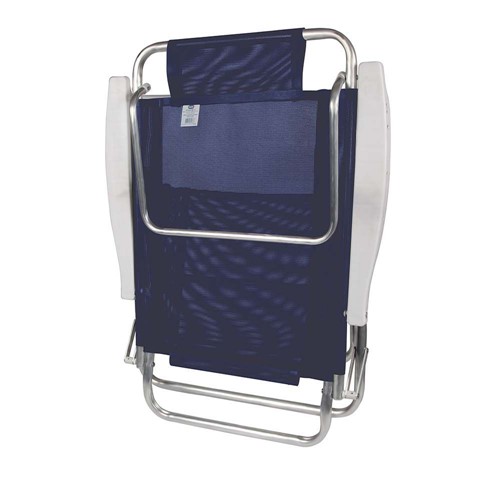 Cadeira Reclinável Summer Azul Royal Alumínio e PVC Mor