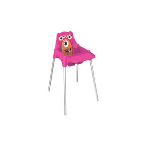 Cadeira Refeicao Monster Alta Rosa Infantil Tramontina 92372060