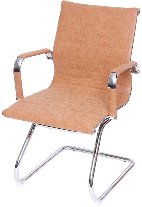 Cadeira Retrô Eames Fixa Caramelo OR Design