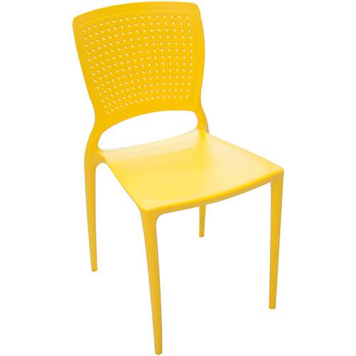 Cadeira Safira Polipropileno Amarela - Tramontina