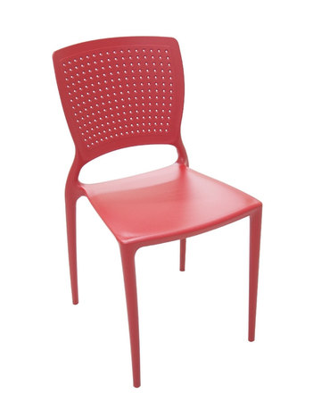 Cadeira Safira Sem Braço Vermelho - Tramontina