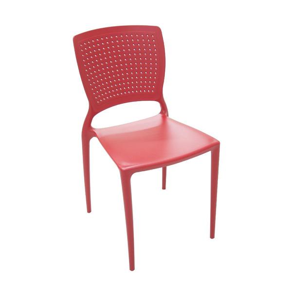 Cadeira Safira Sem Braços Vermelha - Tramontina