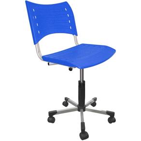 Cadeira Secretária C/Regulagem de Altura e Rodízio Azul Multivisão SIGMA