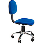 Cadeira Secretária Fiji J Serrano Giratória Azul - Designflex