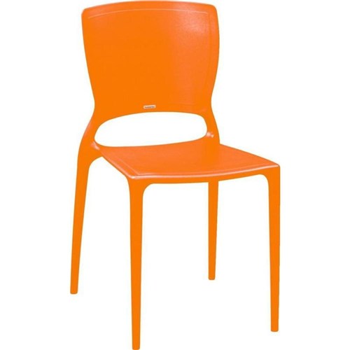 Cadeira Sem Braço Laranja - Sofia - Tramontina (Laranja)